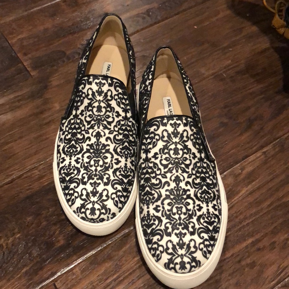 Damask Slide on Sneakers